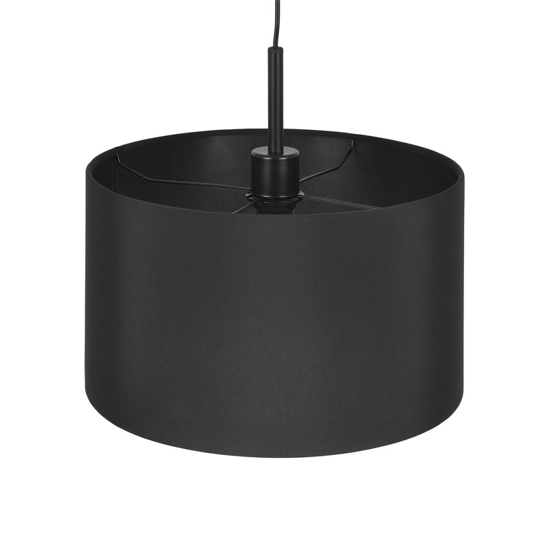 Kaja Simone Black 1L pendant lamp E27 H 100.0cm