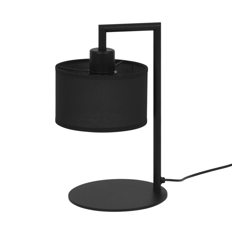 Kaja Simone Black 1L table lamp E27 H 36.0cm