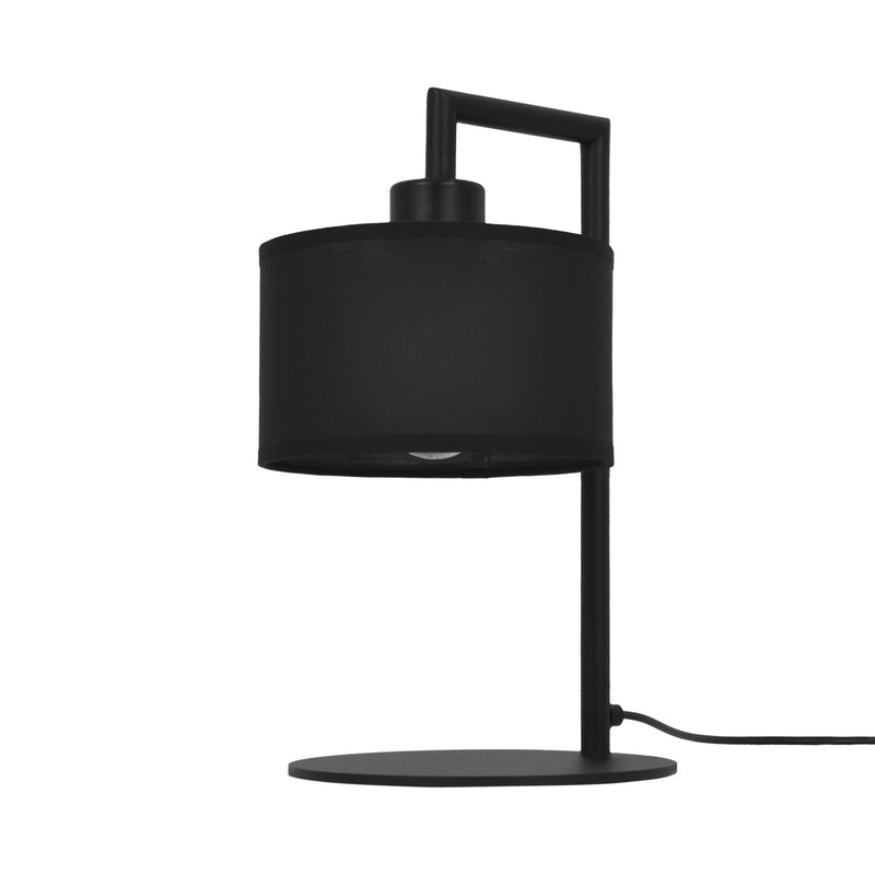 Kaja Simone Black 1L table lamp E27 H 36.0cm