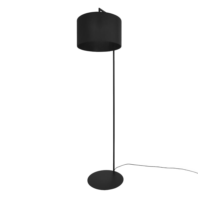 Kaja Simone Black 1L floor lamp E27 H 160.0cm