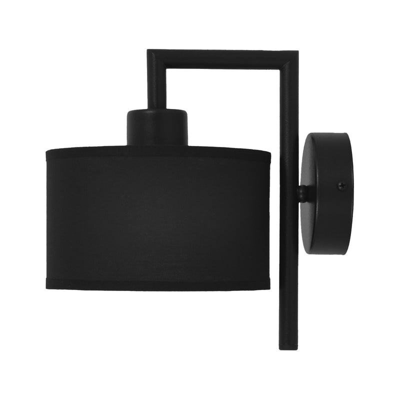 Kaja Simone Black 1L wall sconce lamp E27 H 25.0cm