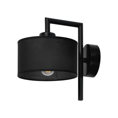 Kaja Simone Black 1L wall sconce lamp E27 H 25.0cm