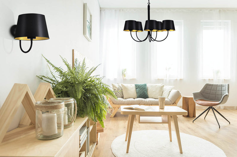 Kaja Sasto 5L chandelier E27 H 85.0cm