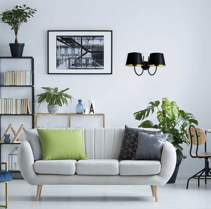 Kaja Sasto 2L wall sconce lamp E27 H 25.0cm