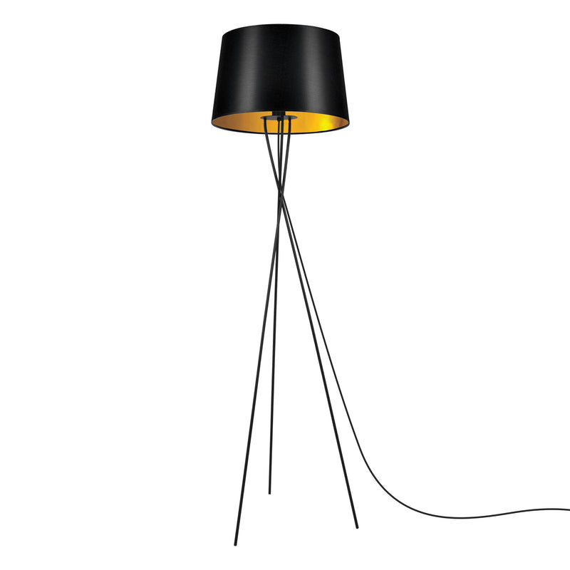 Kaja Remi Gold 1L floor lamp E27 H 174.0cm