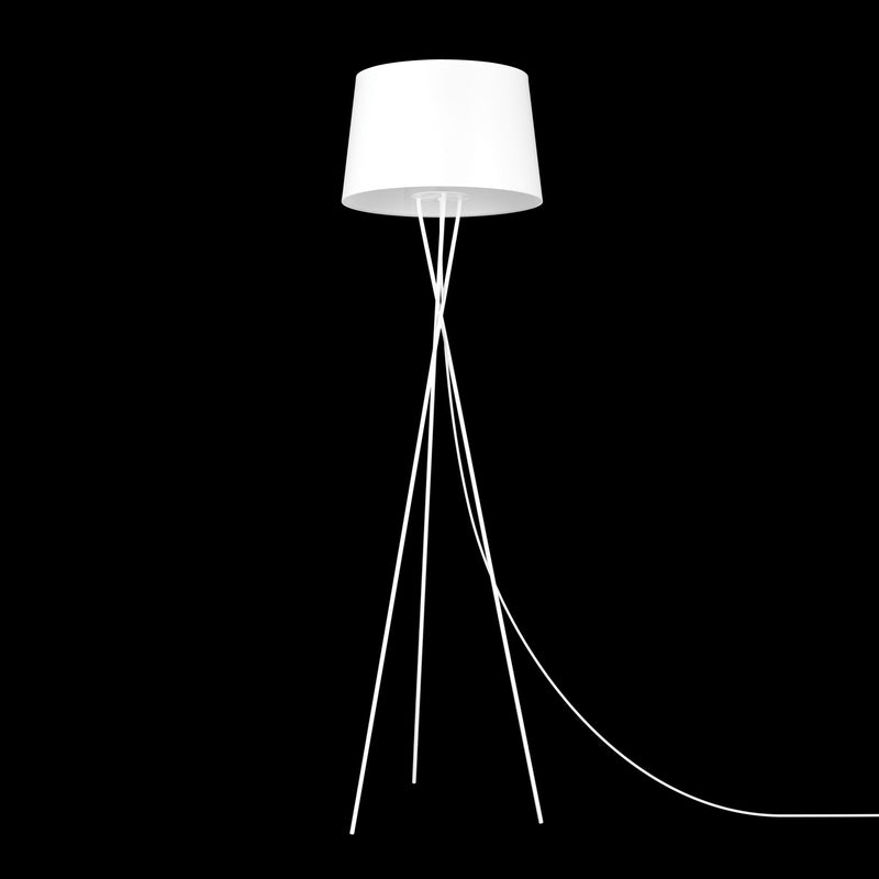 Kaja Remi White 1L floor lamp E27 H 174.0cm