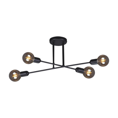 Kaja Sitya Black 4L ceiling lamp E27 H 26.0cm