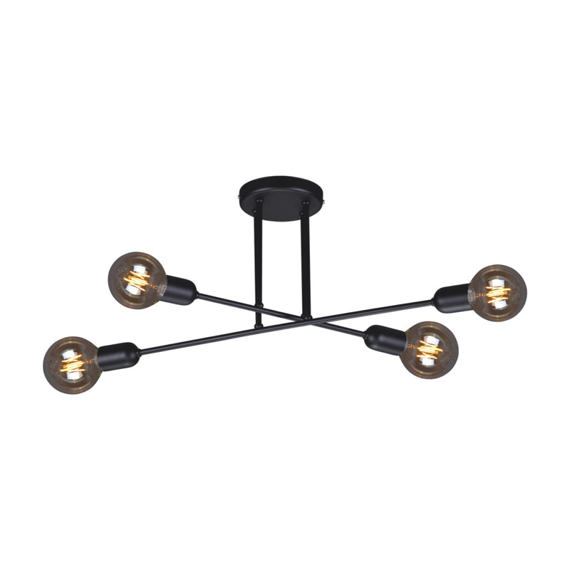 Kaja Sitya Black 4L ceiling lamp E27 H 26.0cm