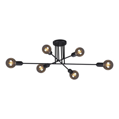 Kaja Sitya Black 6L ceiling lamp E27 H 26.0cm