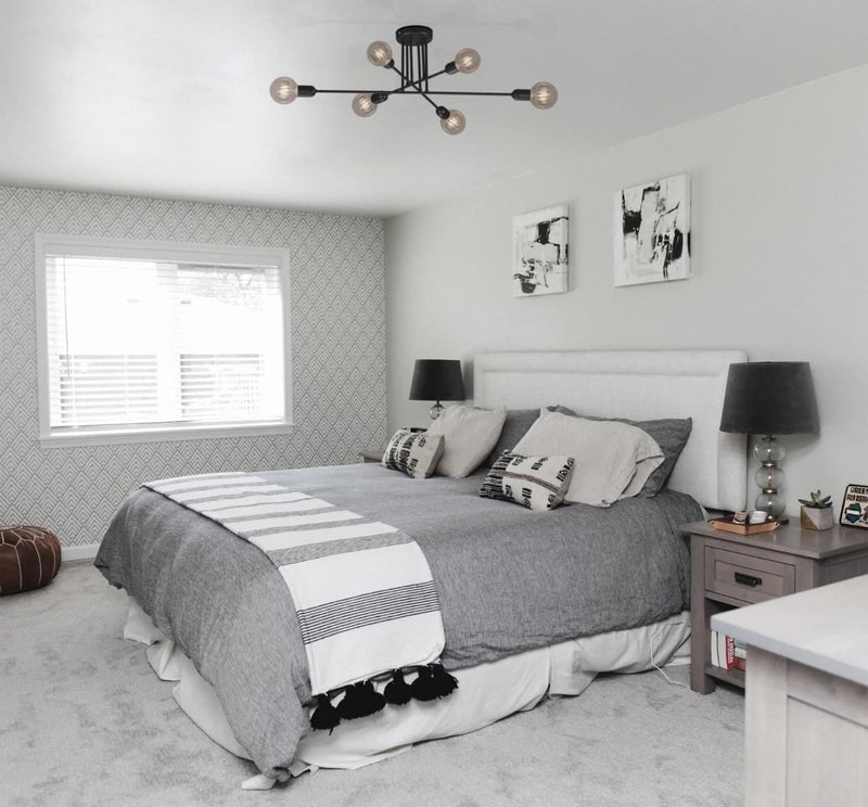 Kaja Sitya Black 6L ceiling lamp E27 H 26.0cm