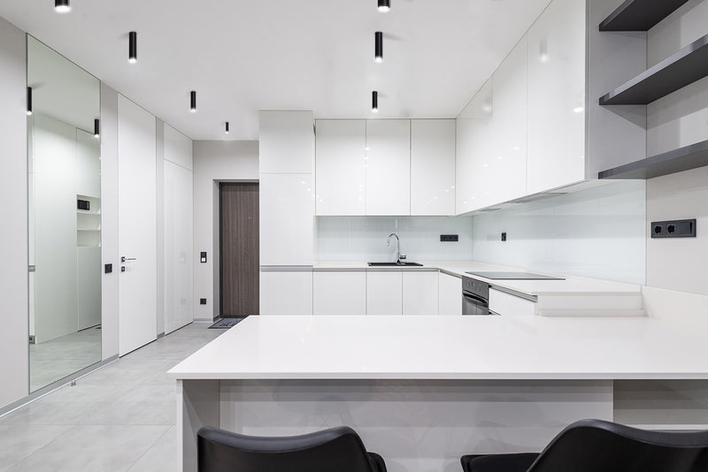 Kaja Mile Black 1L ceiling spotlight GU10 H 20.0cm