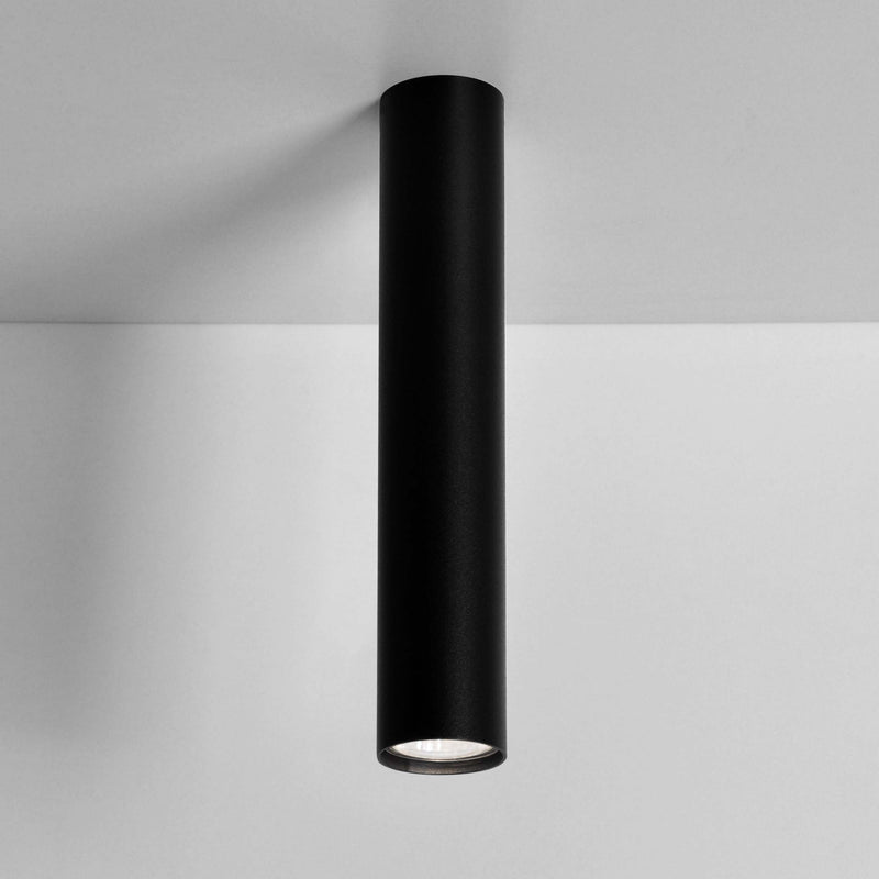 Kaja Mile Black 1L ceiling spotlight GU10 H 30.0cm