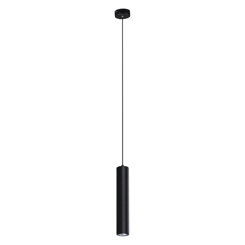 Kaja Mile Black 1L ceiling pendant spot GU10 H 110.0cm