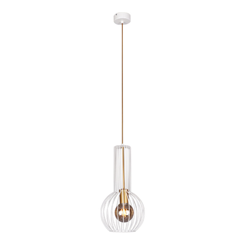 Kaja Arvi White 1L pendant lamp E27 H 110.0cm