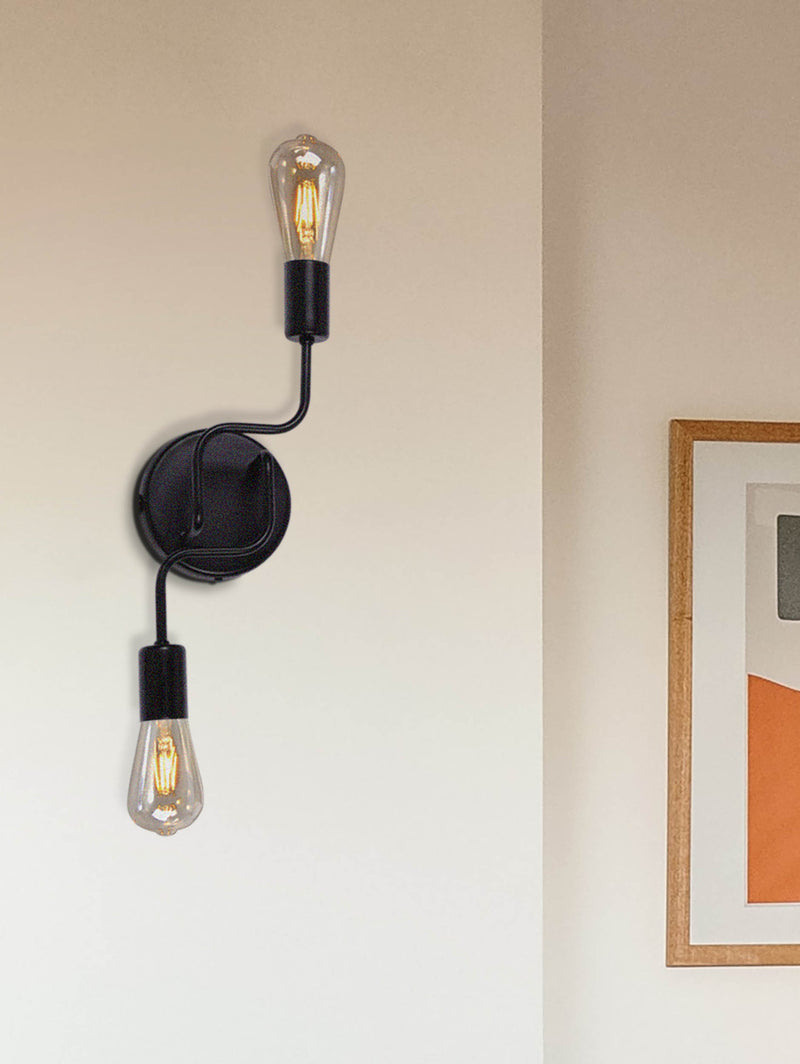 Kaja Skadi 2L wall sconce lamp E27 H 42.0cm