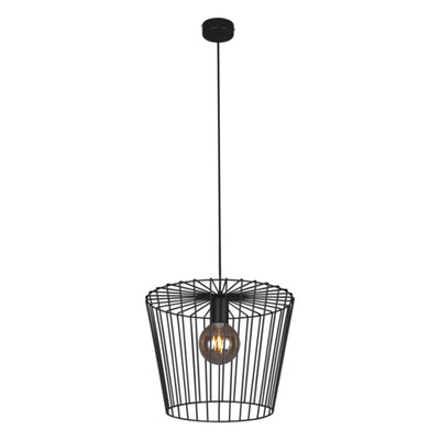 Kaja Soul Black 1L pendant lamp E27 H 95.0cm