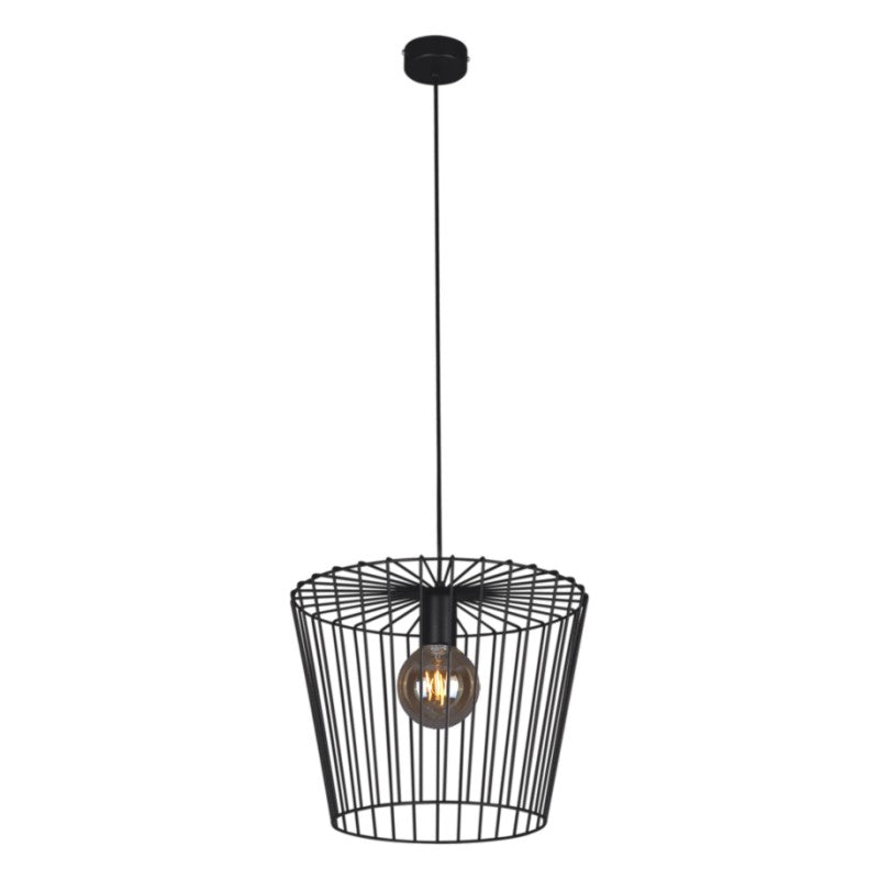 Kaja Soul Black 1L pendant lamp E27 H 95.0cm