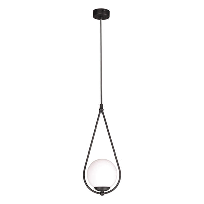 Kaja Neve Black 1L pendant lamp E14 H 90.0cm