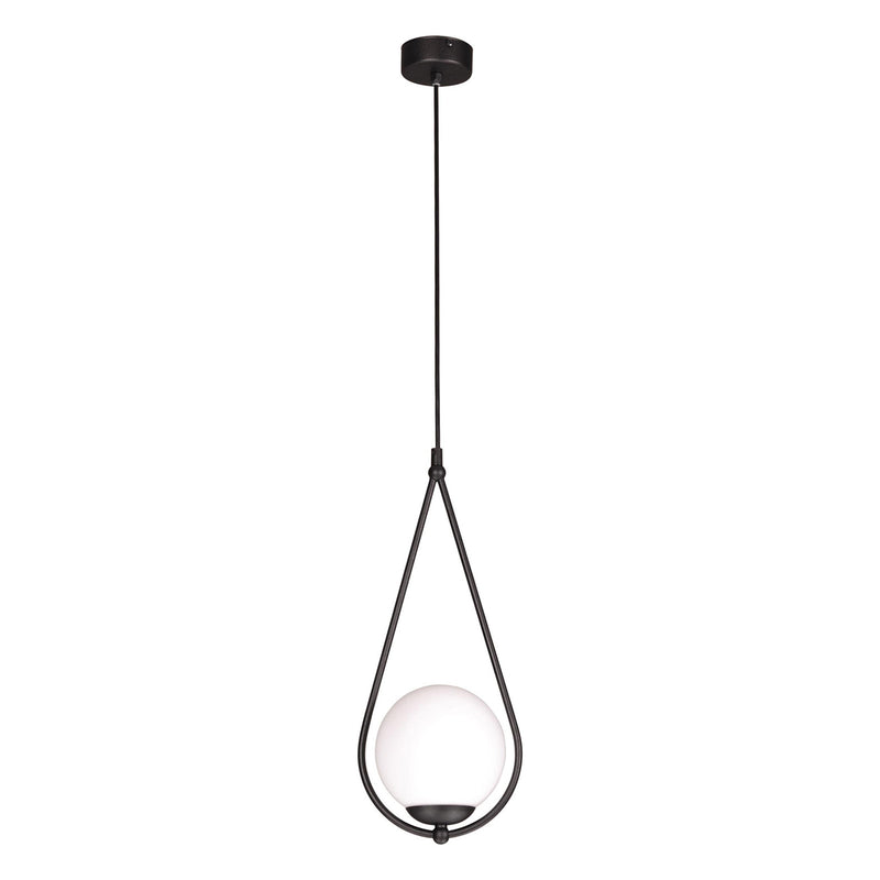 Kaja Neve Black 1L pendant lamp E14 H 90.0cm