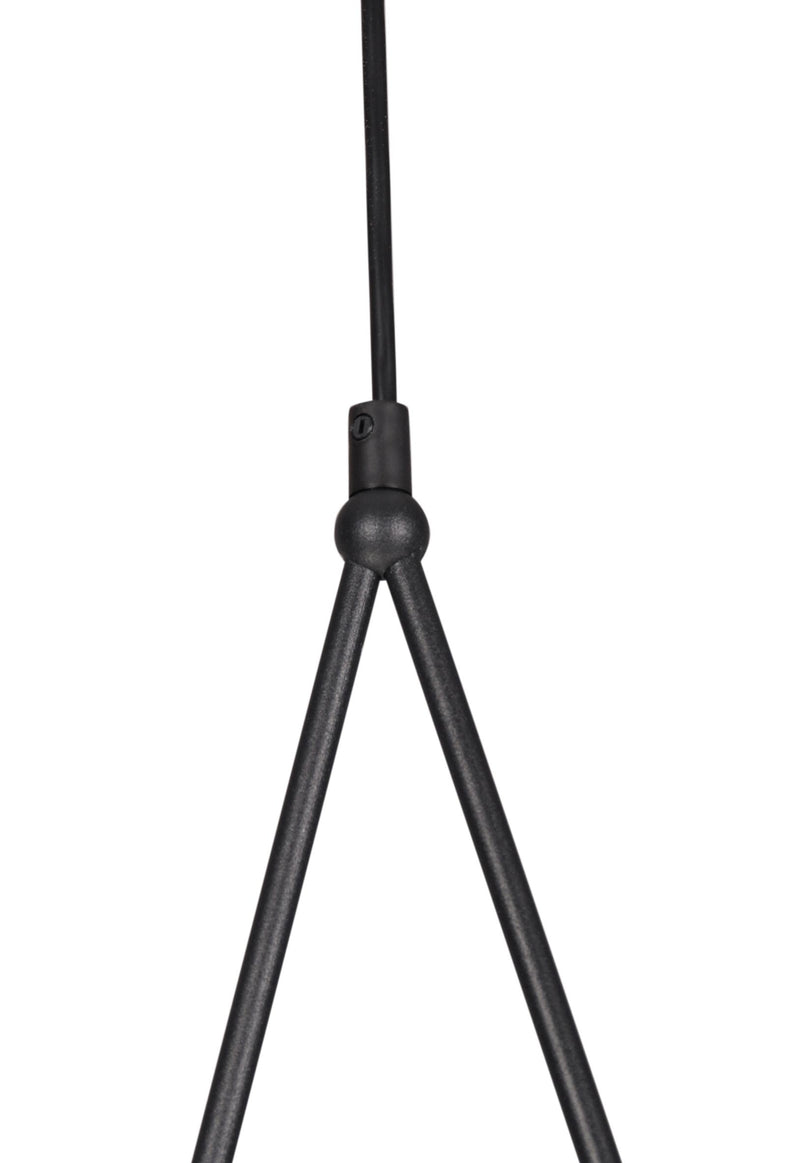 Kaja Neve Black 2L pendant lamp E14 H 90.0cm