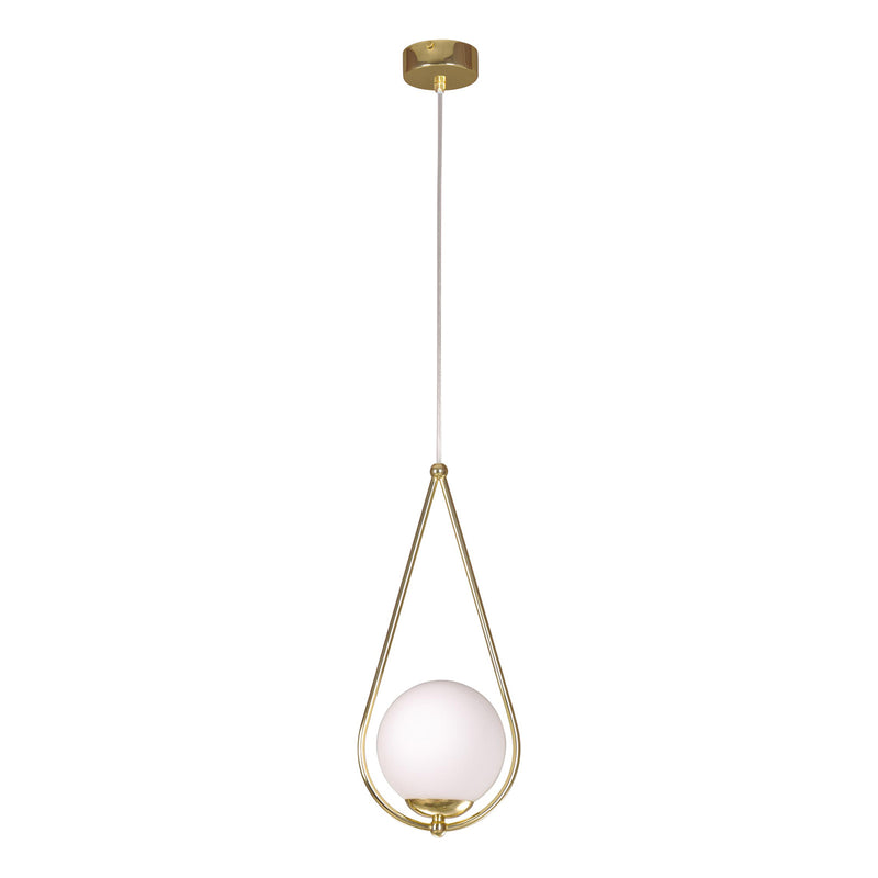 Kaja Neve Gold 1L pendant lamp E14 H 90.0cm