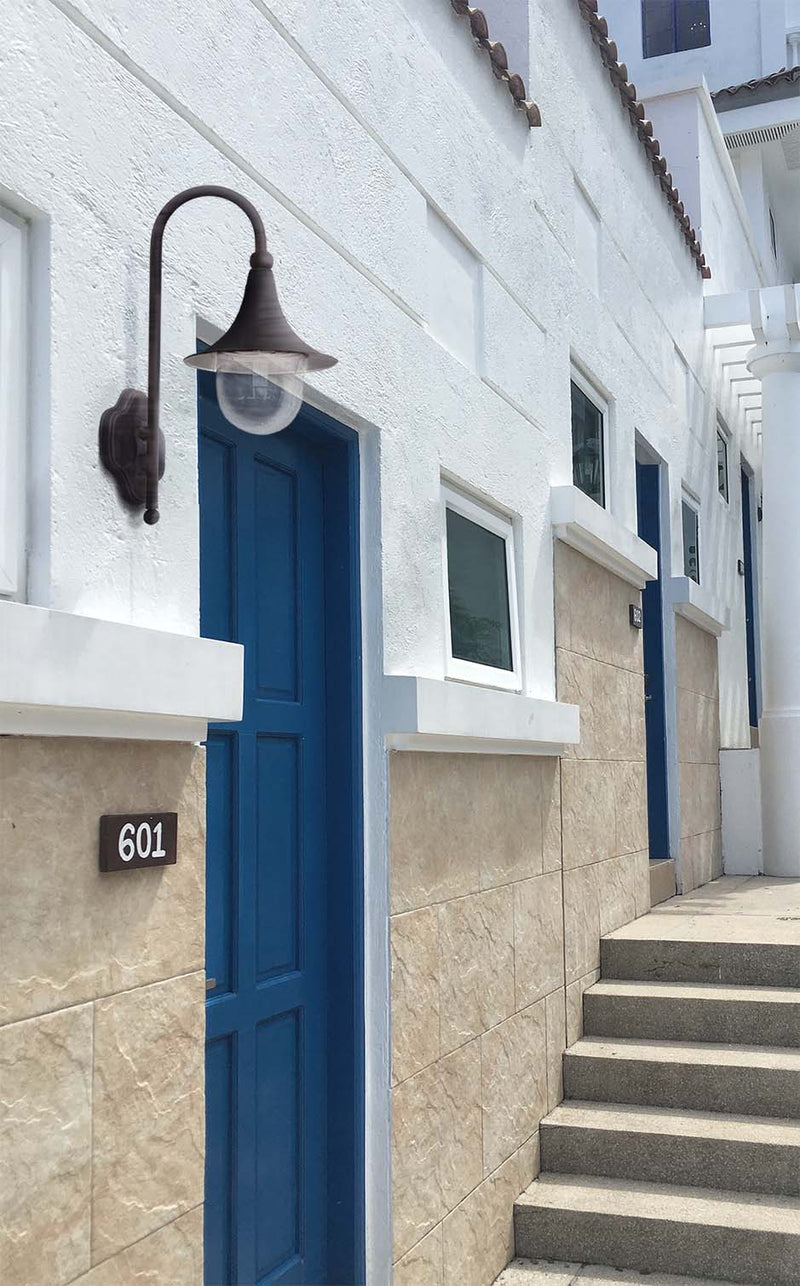 Kaja Boston 1L outdoor wall lamp E27 H 52.0cm