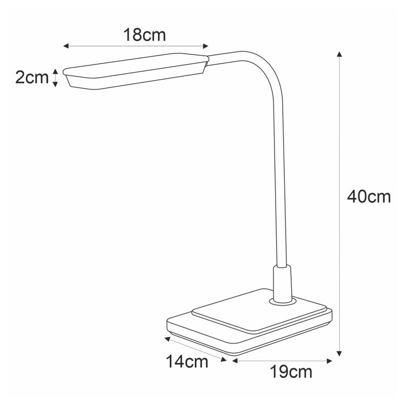 Kaja Ika desk lamp LED H 40.0cm