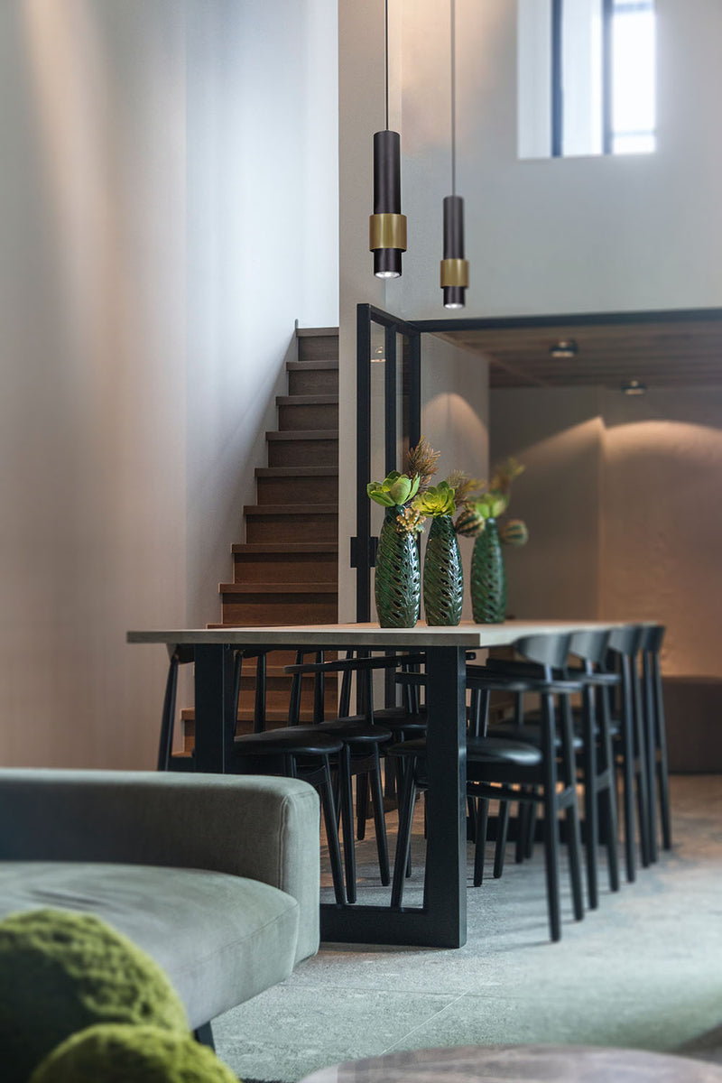 Kaja Pern 1L ceiling pendant spot GU10 H 110.0cm