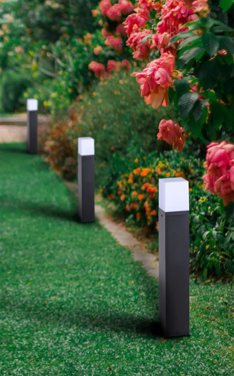 Kaja Geneva 1L garden lantern E27 H 50.0cm