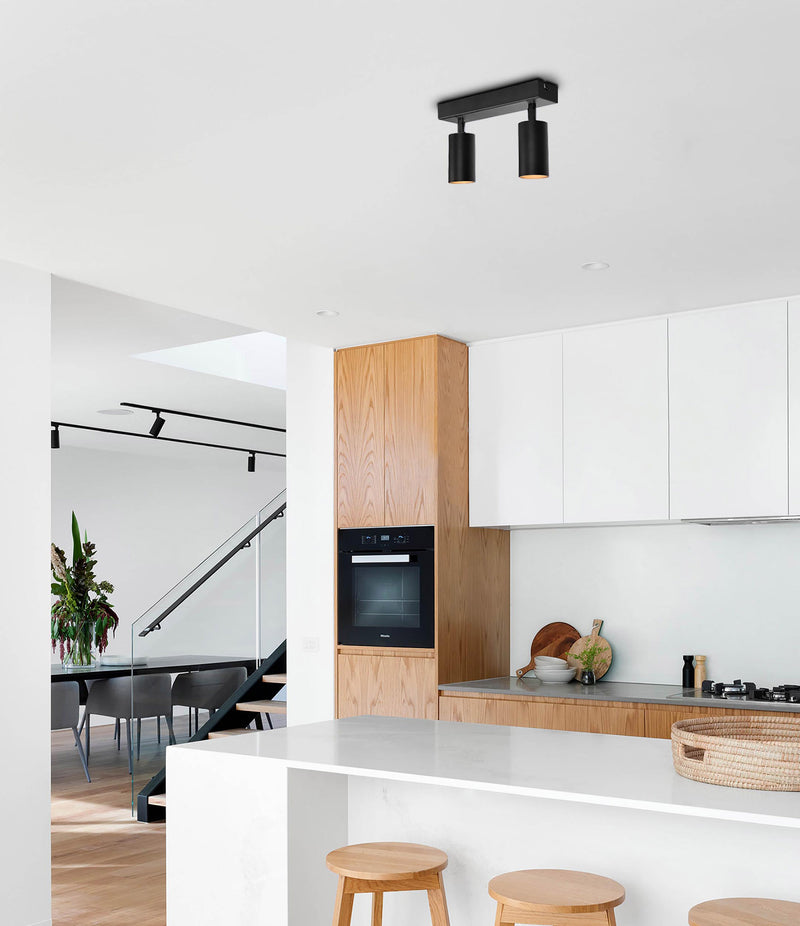 Kaja Monti 2L ceiling spotlight GU10 H 18.0cm