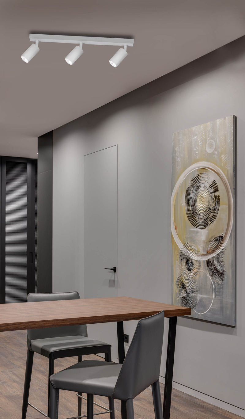 Kaja Kayla 3L ceiling spotlight GU10 H 18.0cm