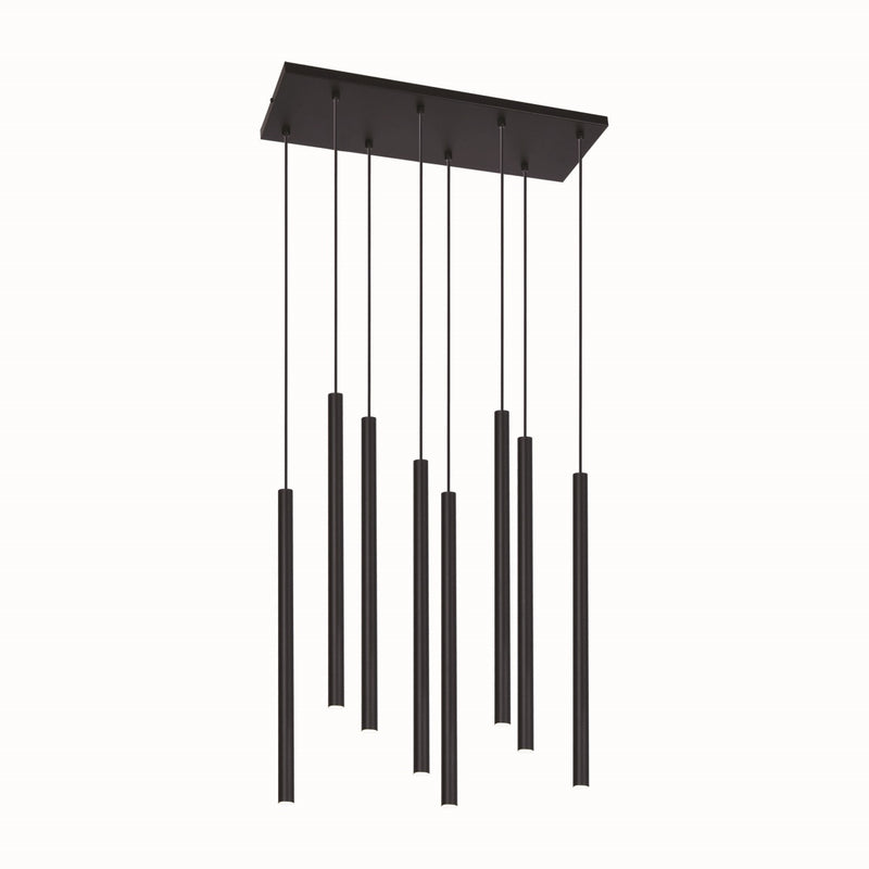 Kaja Gelato 8L linear suspension pendant lamp G9 H 110.0cm