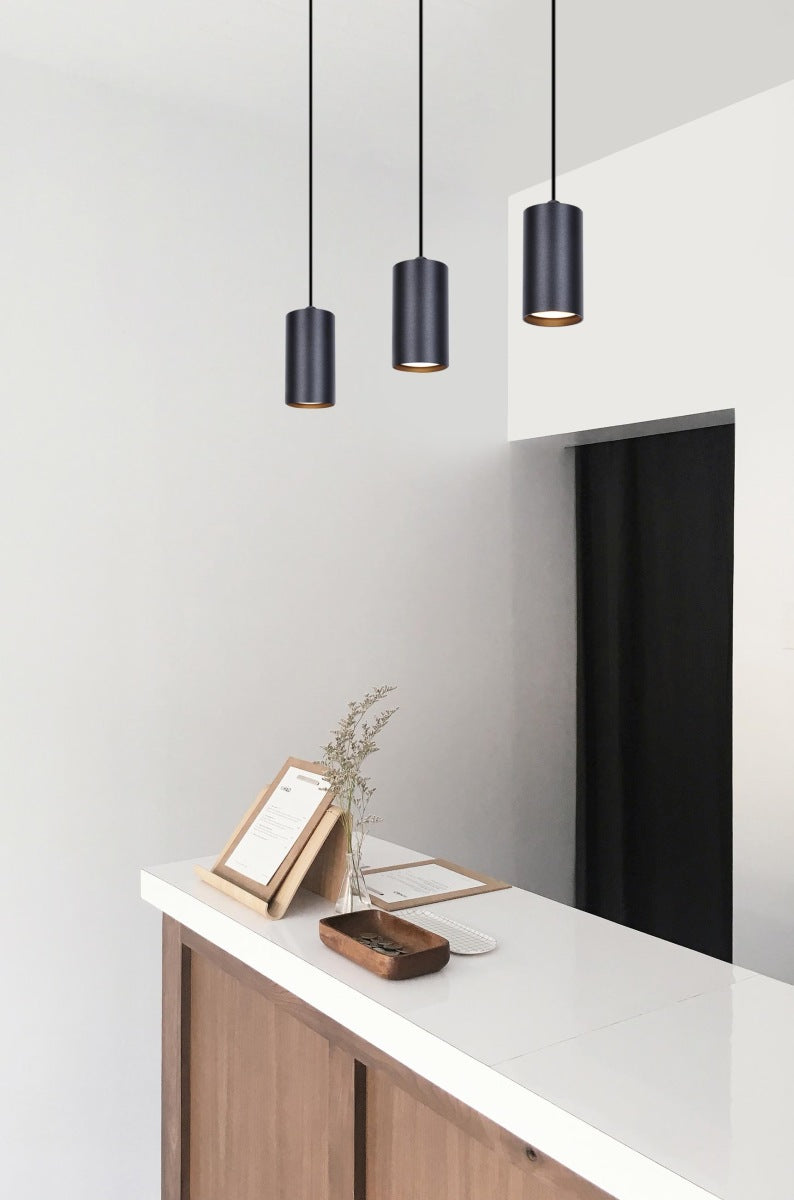 Kaja Puerto 1L ceiling pendant spot GU10 H 100.0cm