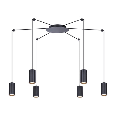 Kaja Puerto 6L pendant lamp GU10 H 200.0cm