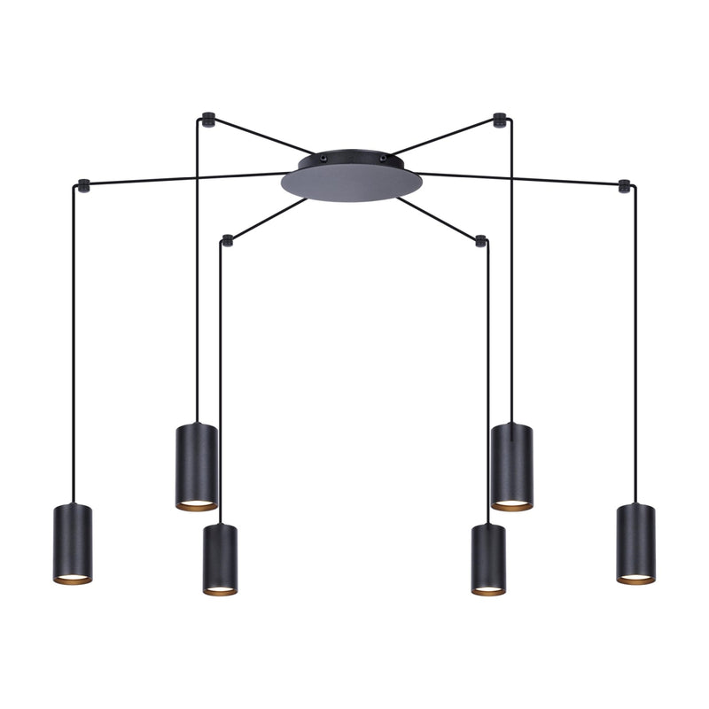 Kaja Puerto 6L pendant lamp GU10 H 200.0cm