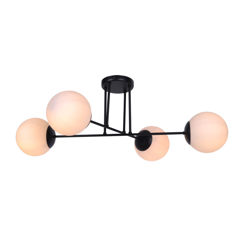 Kaja Savoy 4L chandelier E27 H 30.0cm