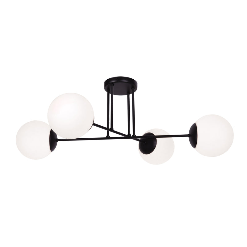 Kaja Savoy 4L chandelier E27 H 30.0cm