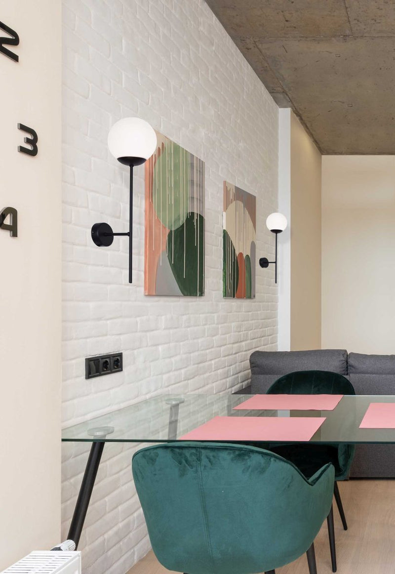 Kaja Savoy 1L wall sconce lamp E27 H 55.0cm