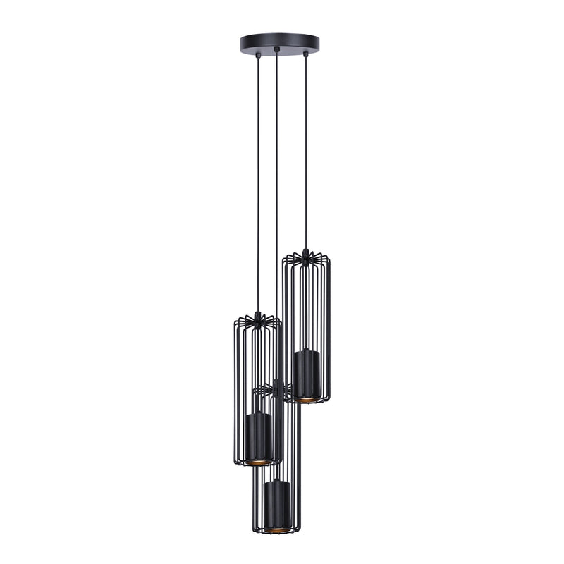 Kaja Falcon 3L pendant lamp GU10 H 120.0cm