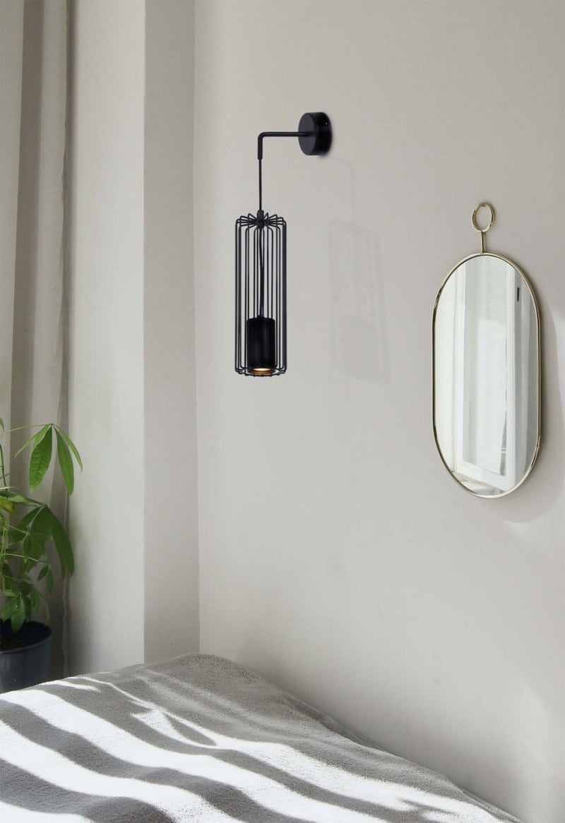 Kaja Falcon 1L wall sconce lamp GU10 H 50.0cm