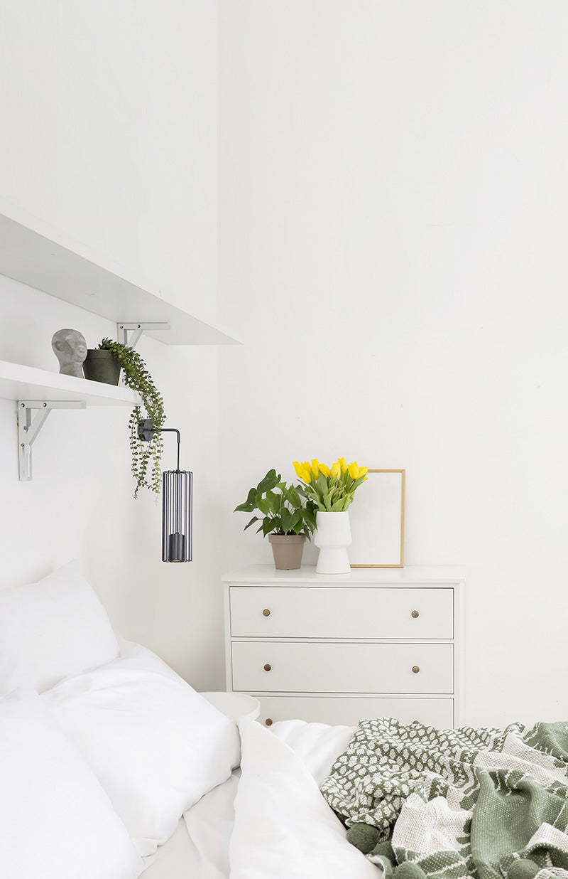 Kaja Falcon 1L wall sconce lamp GU10 H 50.0cm