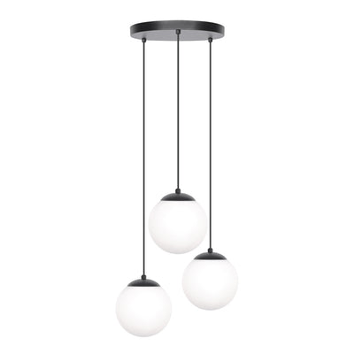 Kaja Camina 3L pendant lamp E27 H 100.0cm