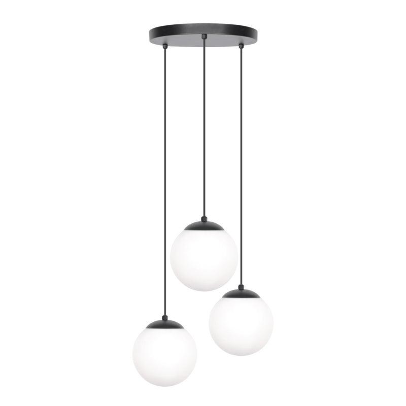 Kaja Camina 3L pendant lamp E27 H 100.0cm