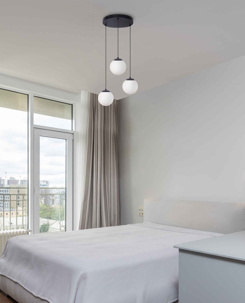 Kaja Camina 3L pendant lamp E27 H 100.0cm