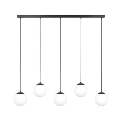 Kaja Camina 5L linear suspension pendant lamp E27 H 100.0cm
