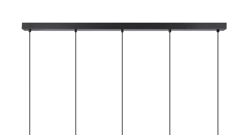 Kaja Camina 5L linear suspension pendant lamp E27 H 100.0cm