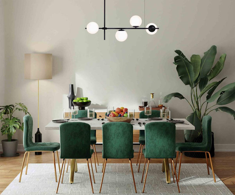 Kaja Vuelta 4L linear suspension pendant lamp E27 H 60.0cm