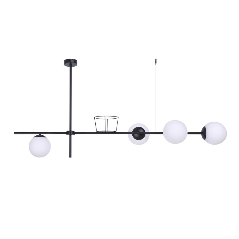Kaja Vuelta 4L linear suspension pendant lamp E27 H 72.0cm