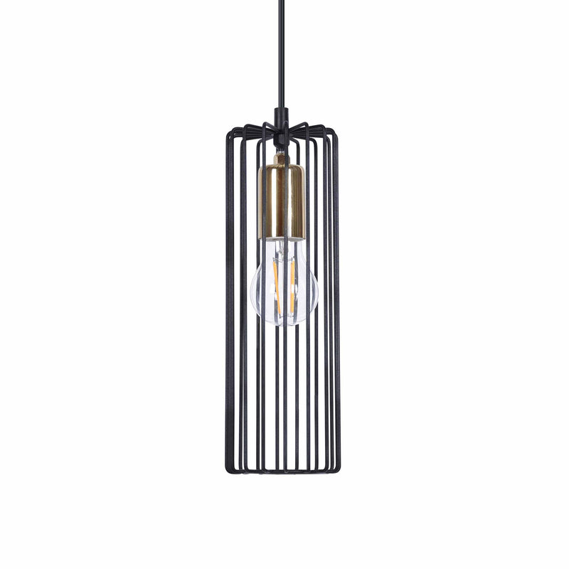 Kaja Gabia 1L ceiling pendant spot E27 H 120.0cm