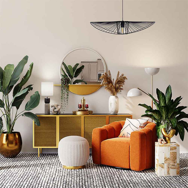 Kaja Kapelusz 1L pendant lamp E27 H 100.0cm